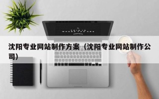 漳州沈阳专业网站制作方案（沈阳专业网站制作公司）